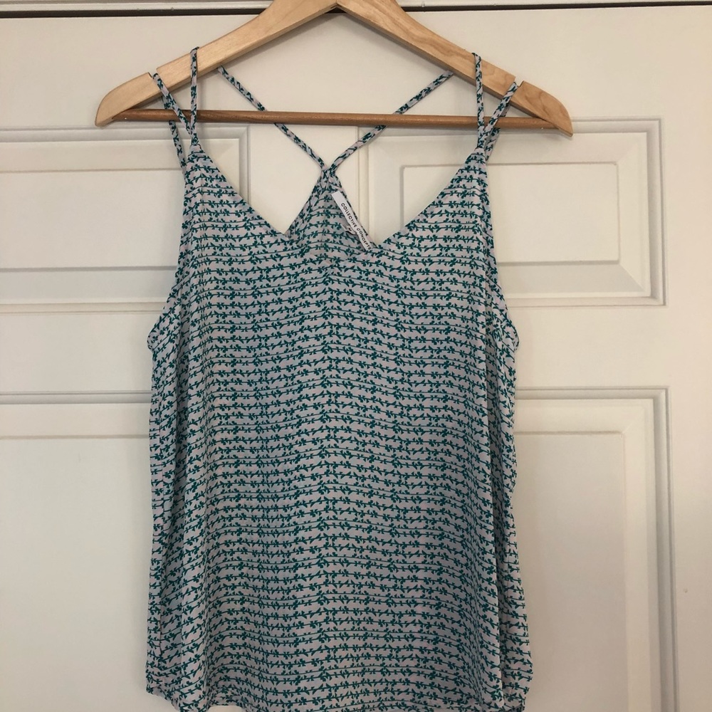 Dressy tank top - criss cross back detail